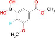 2-Fluoro-3-methoxy-5-(methoxycarbonyl)phenylboronic acid