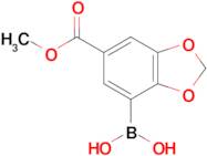 (6-(Methoxycarbonyl)benzo[d][1,3]dioxol-4-yl)boronic acid