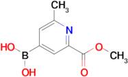 2-(Methoxycarbonyl)-6-methylpyridine-4-boronic acid