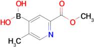 2-(Methoxycarbonyl)-5-methylpyridine-4-boronic acid