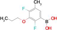 2,4-Difluoro-5-methyl-3-propoxyphenylboronic acid