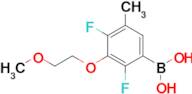 2,4-Difluoro-3-(2-methoxyethoxy)-5-methylphenylboronic acid