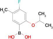 4-Fluoro-2-isopropoxy-5-methylphenylboronic acid