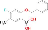 2-(Benzyloxy)-4-fluoro-5-methylphenylboronic acid