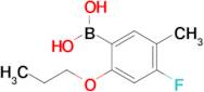 4-Fluoro-5-methyl-2-propoxyphenylboronic acid