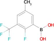 2-Fluoro-5-methyl-3-(trifluoromethyl)phenylboronic acid