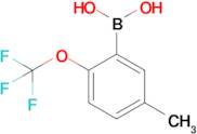 5-Methyl-2-(trifluoromethoxy)phenylboronic acid