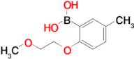 [2-(2-Methoxyethoxy)-5-methylphenyl]boranediol