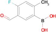 4-Fluoro-5-formyl-2-methylphenylboronic acid