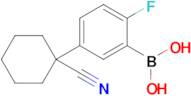 5-(1-Cyanocyclohexyl)-2-fluorophenylboronic acid