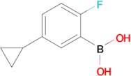 5-Cyclopropyl-2-fluorophenylboronic acid