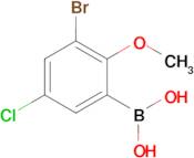 3-Bromo-5-chloro-2-methoxyphenylboronic acid