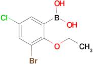 3-Bromo-5-chloro-2-ethoxyphenylboronic acid