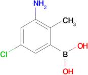 3-Amino-5-chloro-2-methylphenylboronic acid