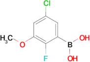 5-Chloro-2-fluoro-3-methoxyphenylboronic acid