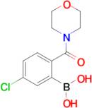 5-Chloro-2-(morpholine-4-carbonyl)phenylboronic acid