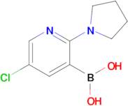 5-Chloro-2-pyrrolidinopyridine-3-boronic acid