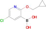 5-Chloro-2-(cyclopropylmethoxy)pyridine-3-boronic acid