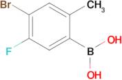 4-Bromo-5-fluoro-2-methylphenylboronic acid