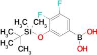 3-(t-Butyldimethylsilyloxy)-4,5-difluorophenylboronic acid