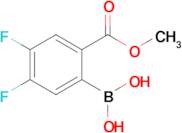 4,5-Difluoro-2-(methoxycarbonyl)phenylboronic acid