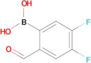 4,5-Difluoro-2-formylphenylboronic acid