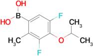 3,5-Difluoro-4-isopropoxy-2-methylphenylboronic acid