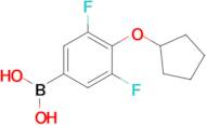 4-(Cyclopentyloxy)-3,5-difluorophenylboronic acid