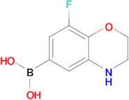 8-Fluoro-2,3-dihydro-1,4-benzoxazine-6-boronic acid