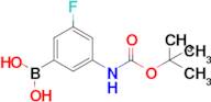 3-((tert-Butoxycarbonyl)amino)-5-fluorophenylboronic acid