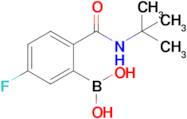 2-(t-Butylcarbamoyl)-5-fluorophenylboronic acid