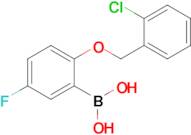 2-(2-Chlorophenylmethoxy)-5-fluorophenylboronic acid