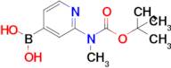 2-{[(tert-butoxy)carbonyl](methyl)amino}pyridine-4-boronic acid