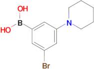 3-Bromo-5-(piperidin-1-yl)phenylboronic acid