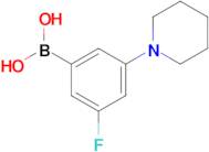 3-Fluoro-5-(piperidin-1-yl)phenylboronic acid