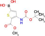 4-(N-Boc-Amino)-5-(methoxycarbonyl)thiophene-2-boronic acid