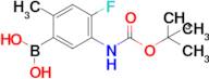 5-(N-Boc-Amino)-4-fluoro-2-methylphenylboronic acid