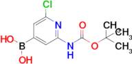 2-(t-Butoxycarbonylamino)-6-chloropyridine-4-boronic acid