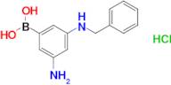 (3-Amino-5-(benzylamino)phenyl)boronic acid hydrochloride