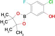 2-Chloro-4-fluoro-5-(4,4,5,5-tetramethyl-1,3,2-dioxaborolan-2-yl)phenol