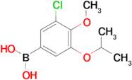 3-Chloro-5-isopropoxy-4-methoxyphenylboronic acid