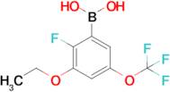 3-Ethoxy-2-fluoro-5-(trifluoromethoxy)phenylboronic acid