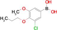 3-Chloro-5-methoxy-4-propoxyphenylboronic acid