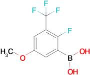 2-Fluoro-5-methoxy-3-(trifluoromethyl)phenylboronic acid