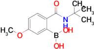 2-(tert-Butylcarbamoyl)-5-methoxyphenylboronic acid