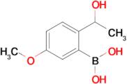 2-(1-Hydroxyethyl)-5-methoxyphenylboronic acid