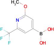 2-Methoxy-6-(trifluoromethyl)pyridine-4-boronic acid