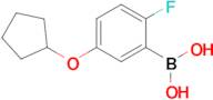 5-(Cyclopentyloxy)-2-fluorophenylboronic acid