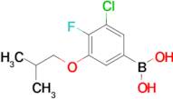 3-Chloro-4-fluoro-5-(2-methylpropoxy)phenylboronic acid