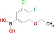 3-Chloro-5-ethoxy-4-fluorophenylboronic acid